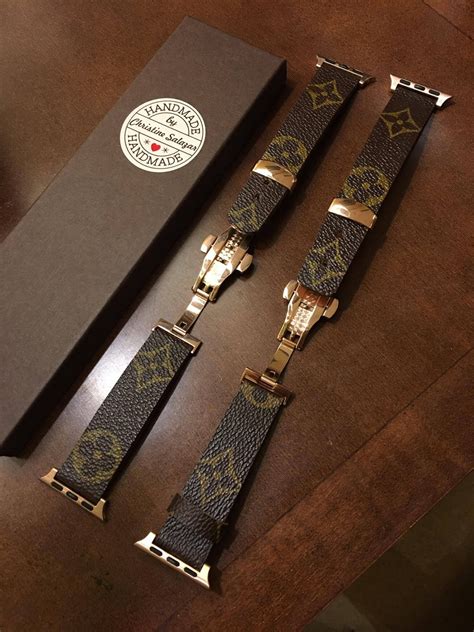 lv apple watch band authentic|etsy louis vuitton watch bands.